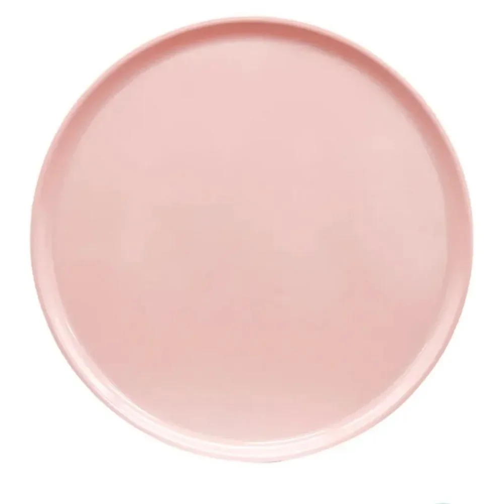 At‎ Home Dinner Plates Set of 4 - Pink, Black, White, Hearts